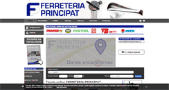 Desktop Screenshot of ferreteriaprincipat.net