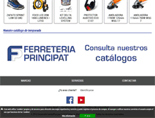 Tablet Screenshot of ferreteriaprincipat.net